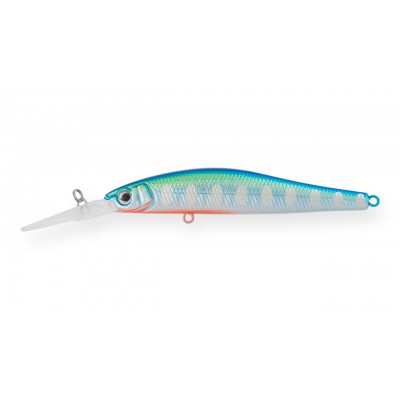 Воблер Минноу Strike Pro Jumper DR 110SP, 110 мм, 17.6 гр, Загл. 1,5м.-4,0м., Нейтральный, цвет: A150-713 UV Blue Silver OB, (EG-192CL-SP#A150-713)