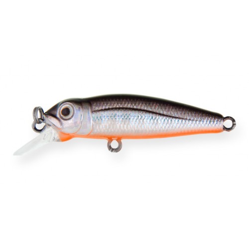 Воблер Минноу Strike Pro Midge 40, 40 мм, 2 гр, Загл. 0,5м., Нейтральный, цвет: A70-713 Black Silver OB, (EG-074SP#A70-713)