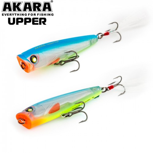 Воблер поппер Akara Upper 65F, 7гр., цвет A55