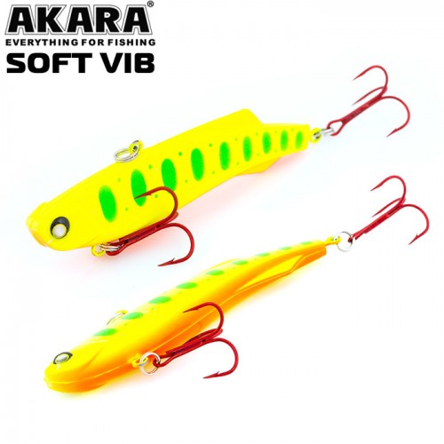 Воблер Раттлин Akara Soft Vib 55S, 9гр., цвет A144