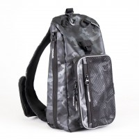 Сумка-рюкзак рыболовная Yaman Sling Shoulder Bag, 44х24х17 см,  серый камуфляж 