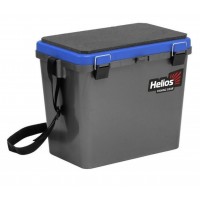 Ящик рыболовный зимний односекционный серый/синий 19л (HS-IB-19-GB-1) Helios 